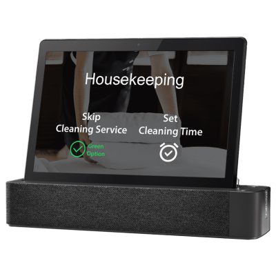 Room automation, service booking